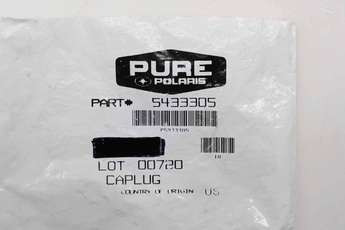 New OEM Polaris 5433305 Bumper End Cap Plug NOS