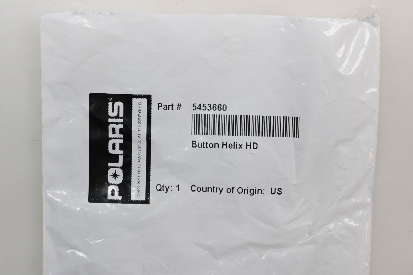 New OEM Polaris 5453660 Heavy Duty Helix Button NOS