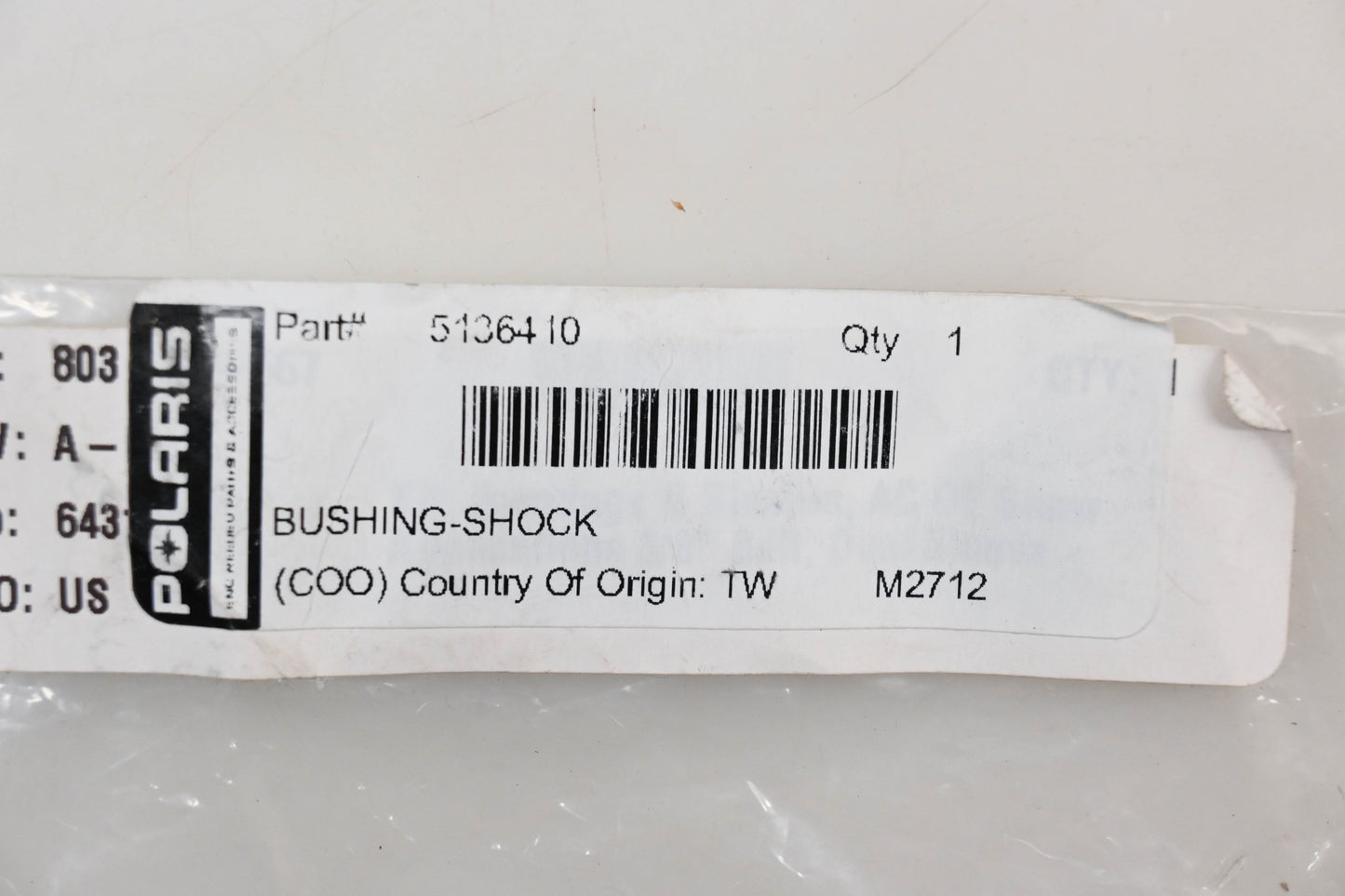 New OEM Polaris 5136410 Shock Bushing Kit NOS