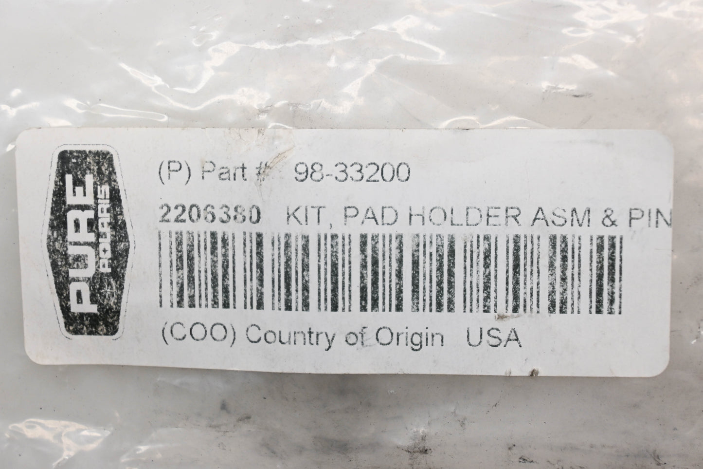 New OEM Polaris 2206380 Brake Pad Kit NOS
