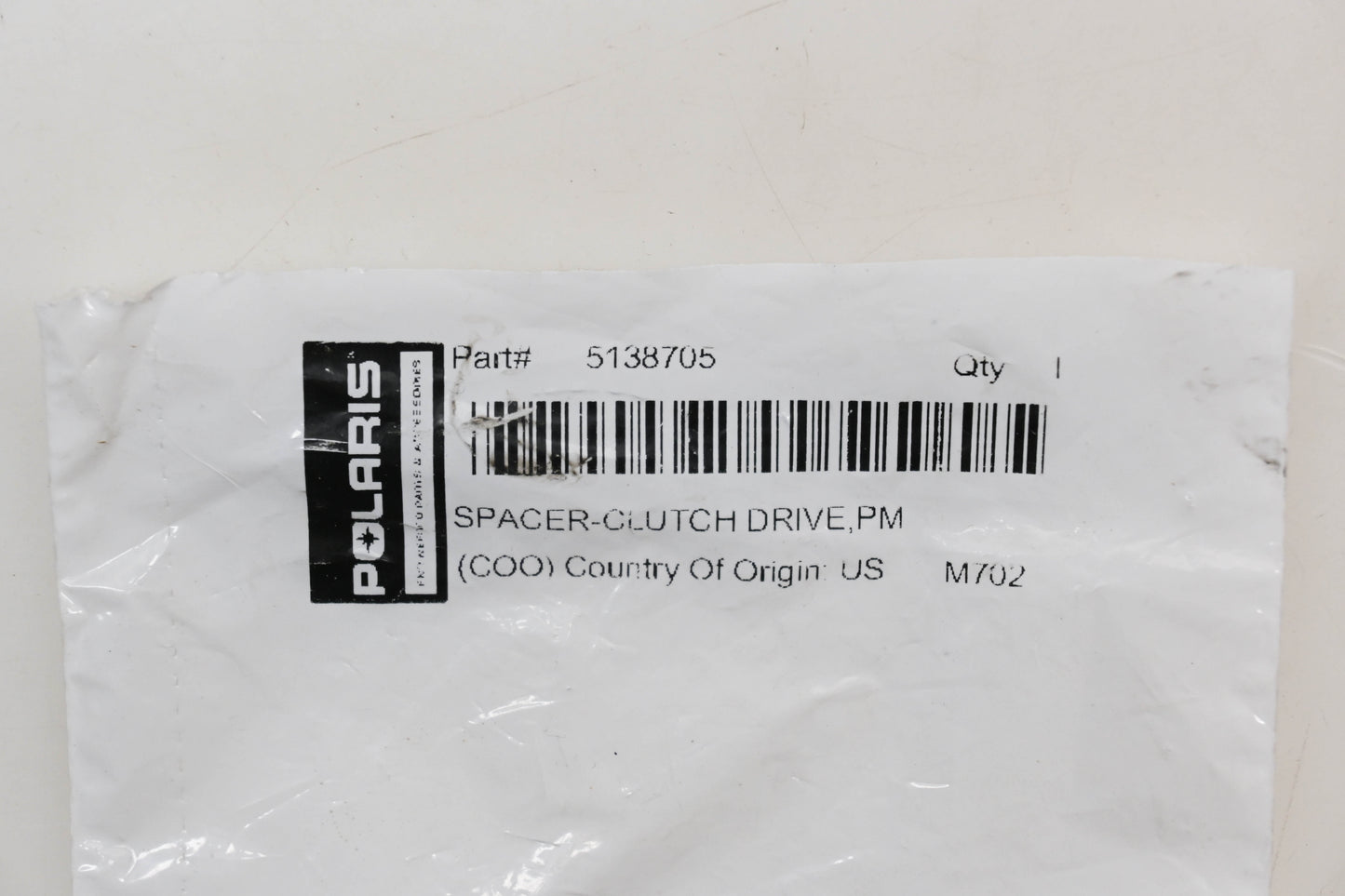 New OEM Polaris 5138705 Drive Clutch Spacer NOS