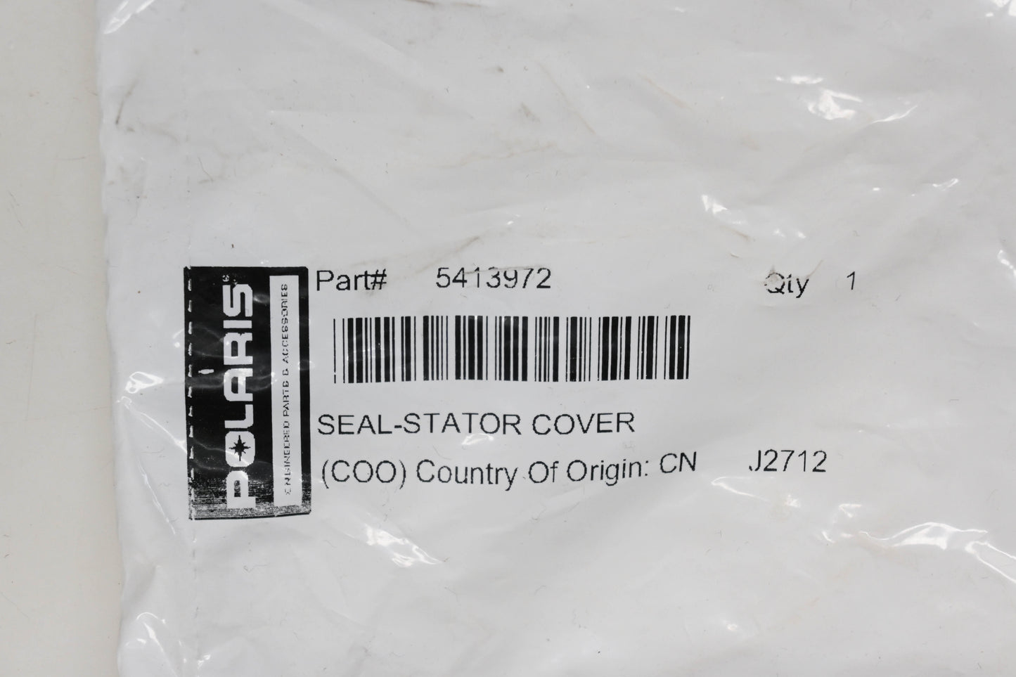 New OEM Polaris 5413972 Stator Cover Seal NOS