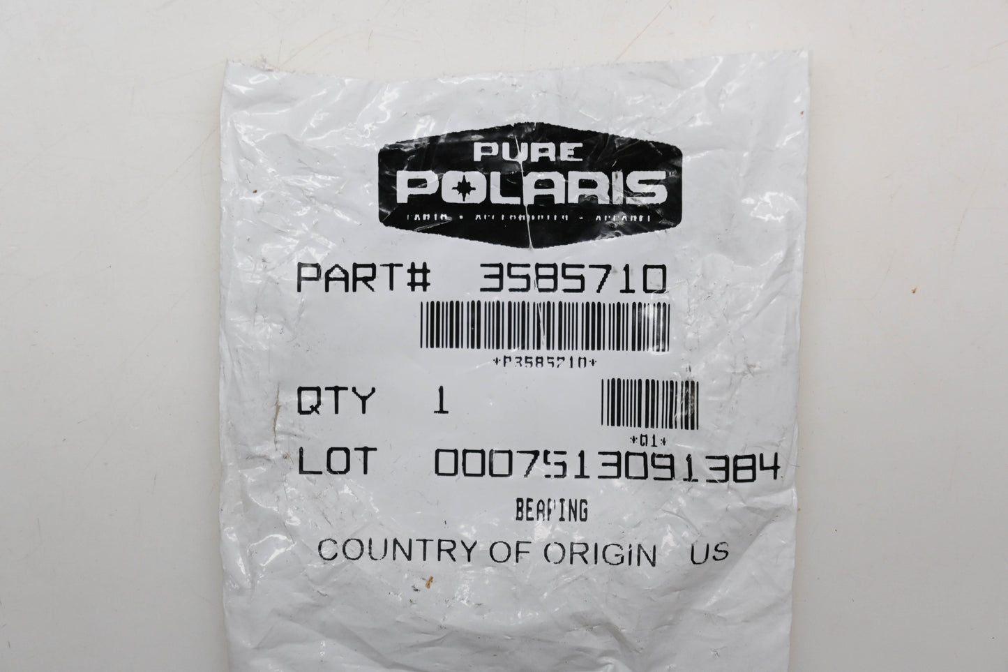 New OEM Polaris 3585710 Secondary Clutch Bearing NOS