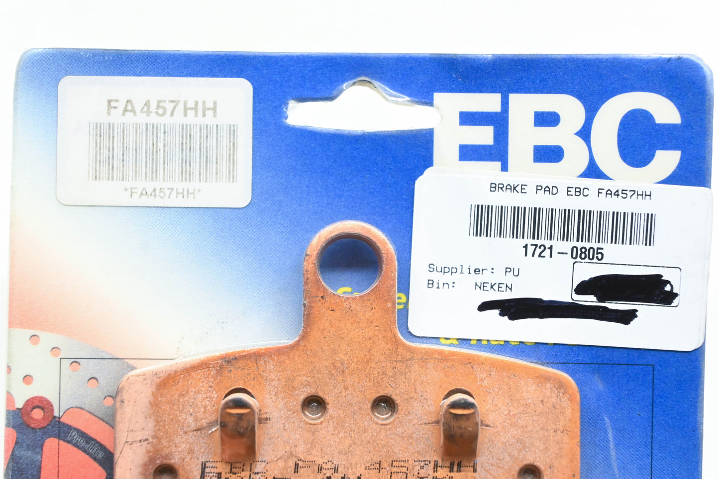 EBC FA457HH, 1721-0805 Double H Sintered Brake Pad Kit NOS