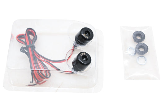 K&S 259160B, 225-9160BK Black LED License Plate Bolt Light Kit NOS