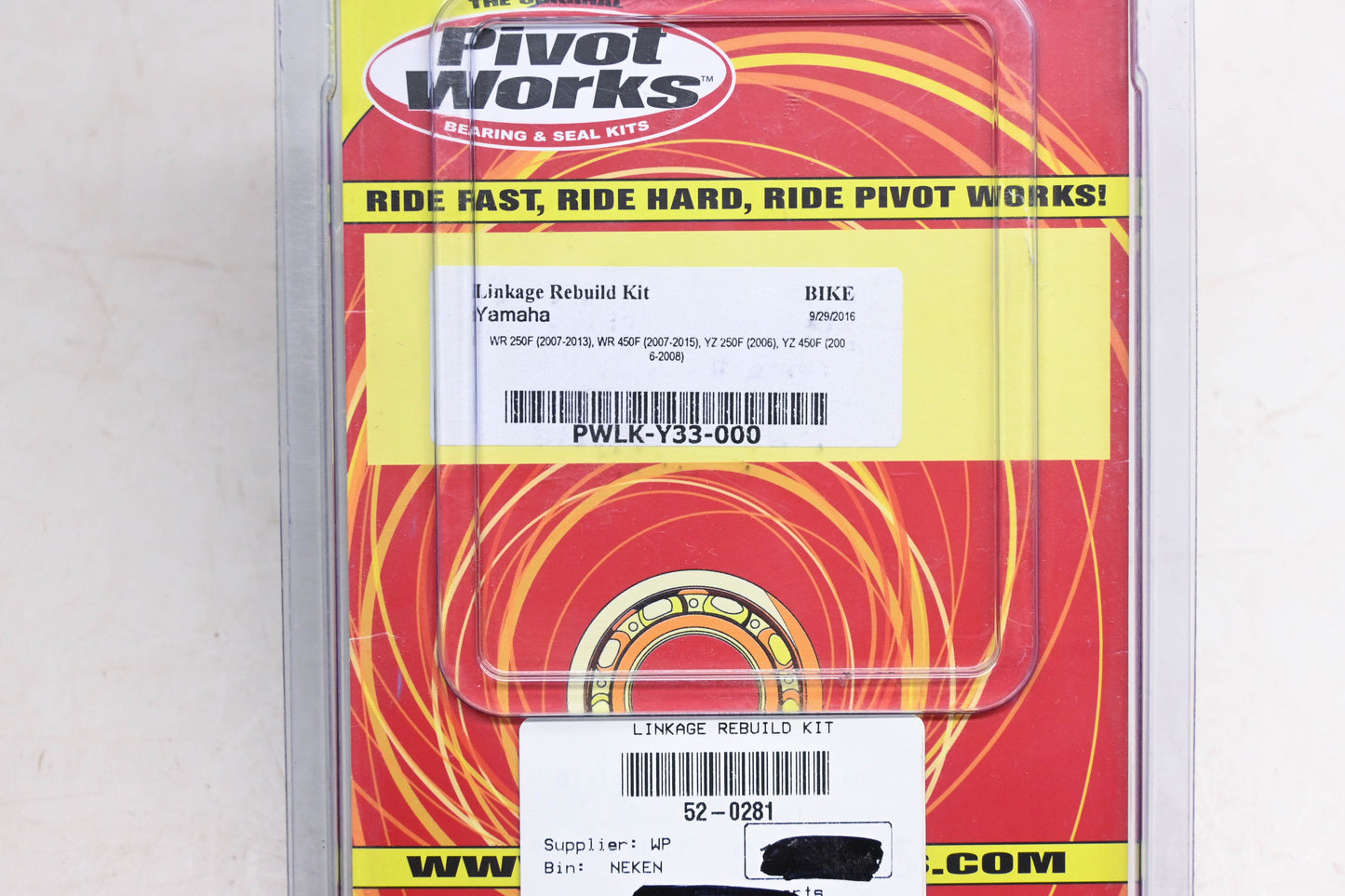 Pivot Works PWLK-Y33-000, 52-0281 Linkage Rebuild Kit NOS