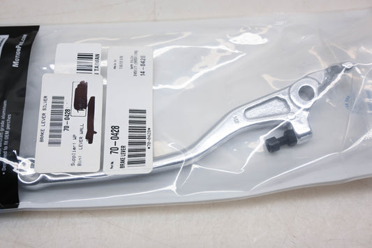 Motion Pro 14-0428, 70-0428 Silver Brake Lever NOS