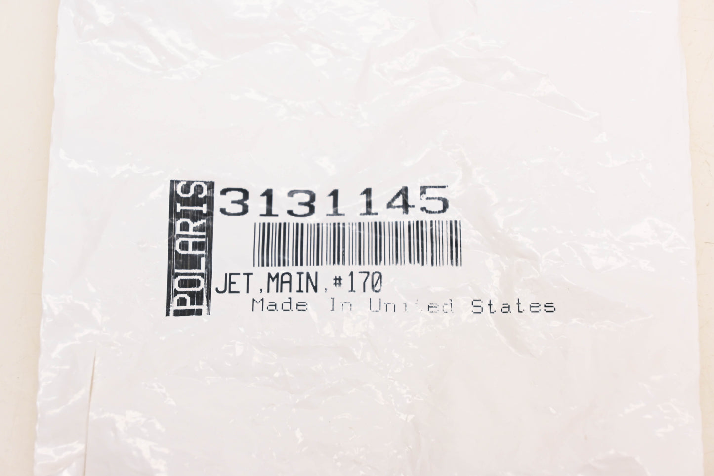 New OEM Polaris 3131145 Main Jet #170 NOS