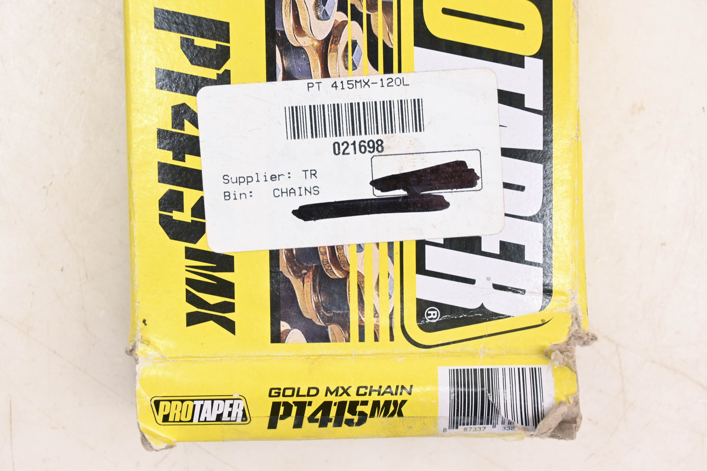 Pro Taper PT-415MX-120L, 021698 Gold MX 120 Link Chain Kit NOS