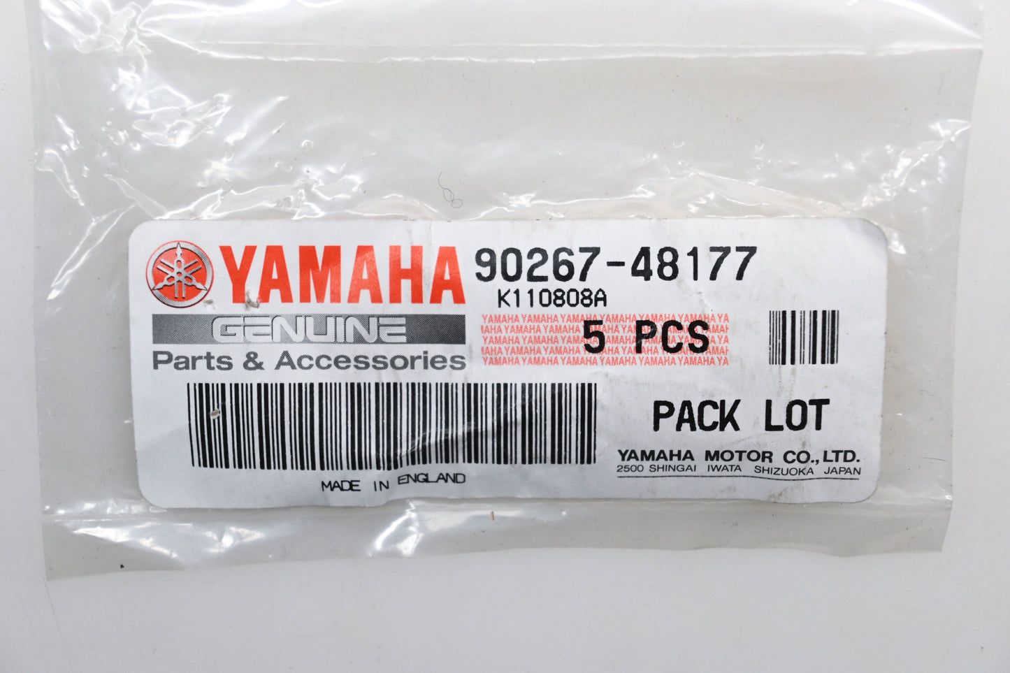 New OEM Yamaha 90267-48177-00 Blind Rivet Qty 5 NOS