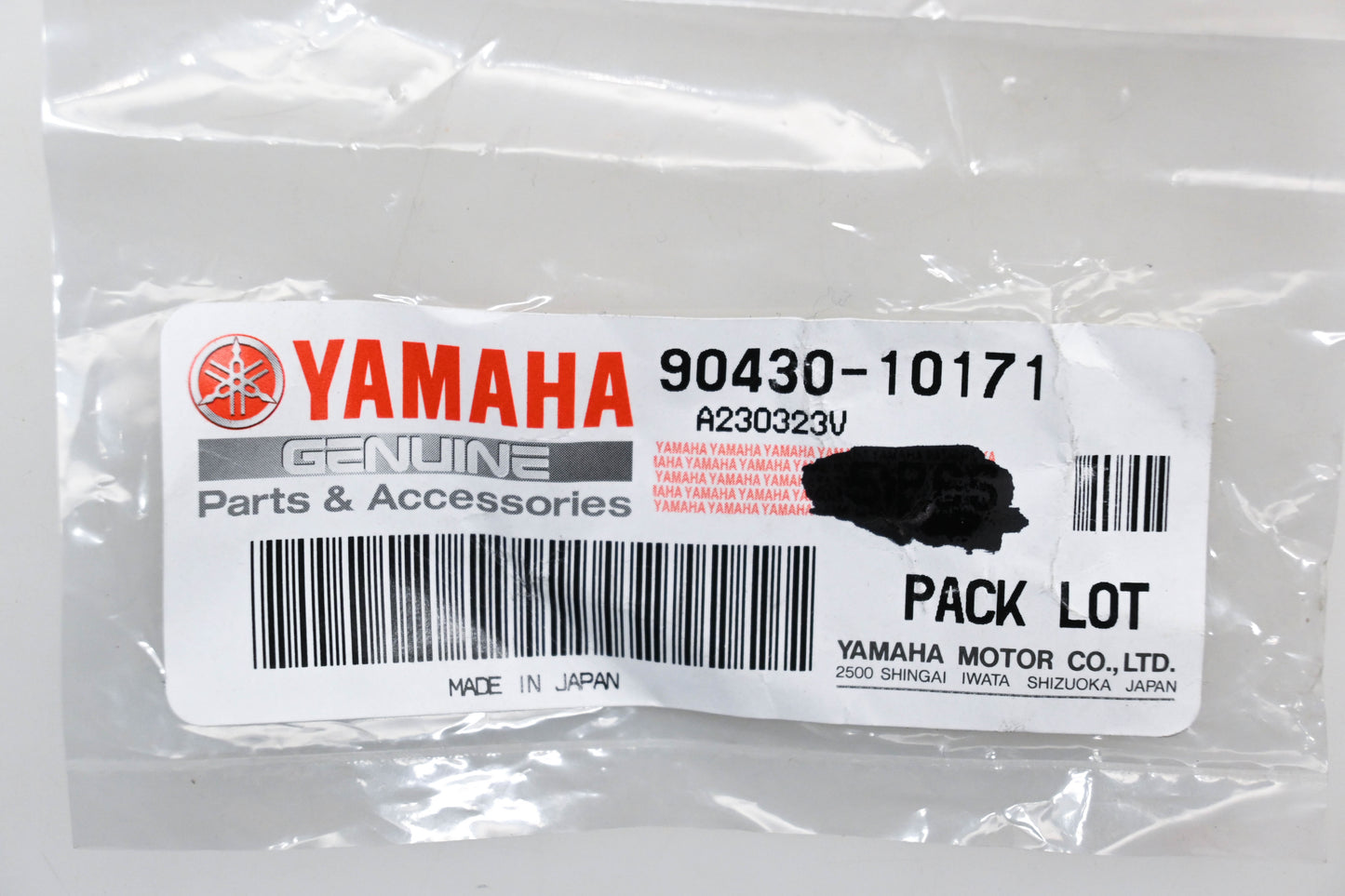 New OEM Yamaha 90430-10171-00 Gasket NOS