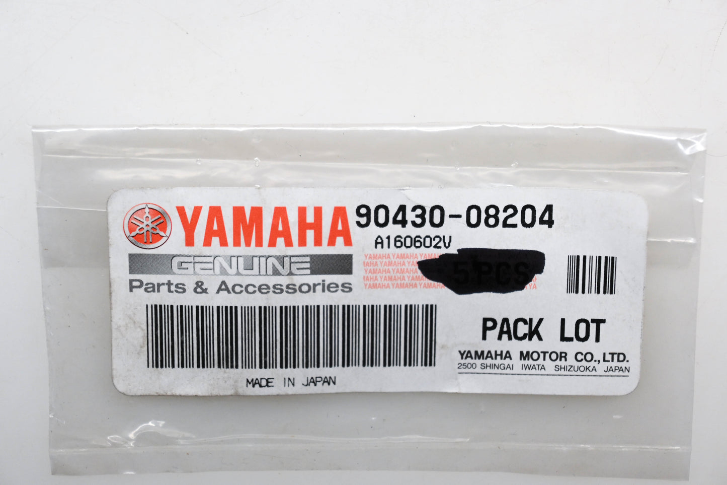 New OEM Yamaha 90430-08204-00 Gasket NOS
