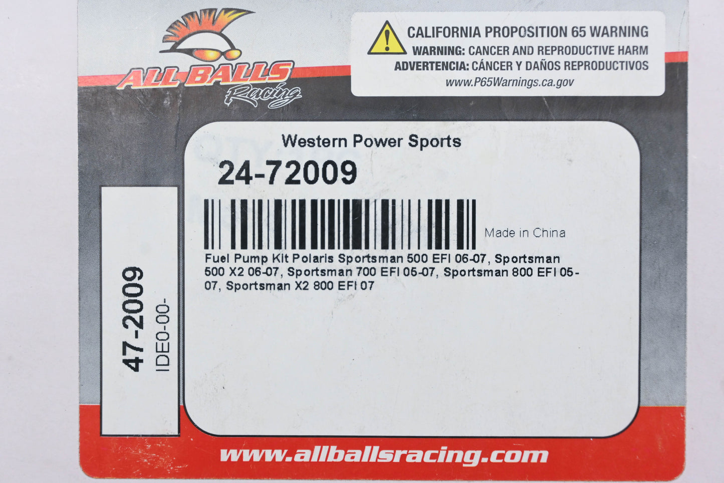 All Balls 24-72009, 47-2009 Polaris Sportsman Fuel Pump Kit NOS