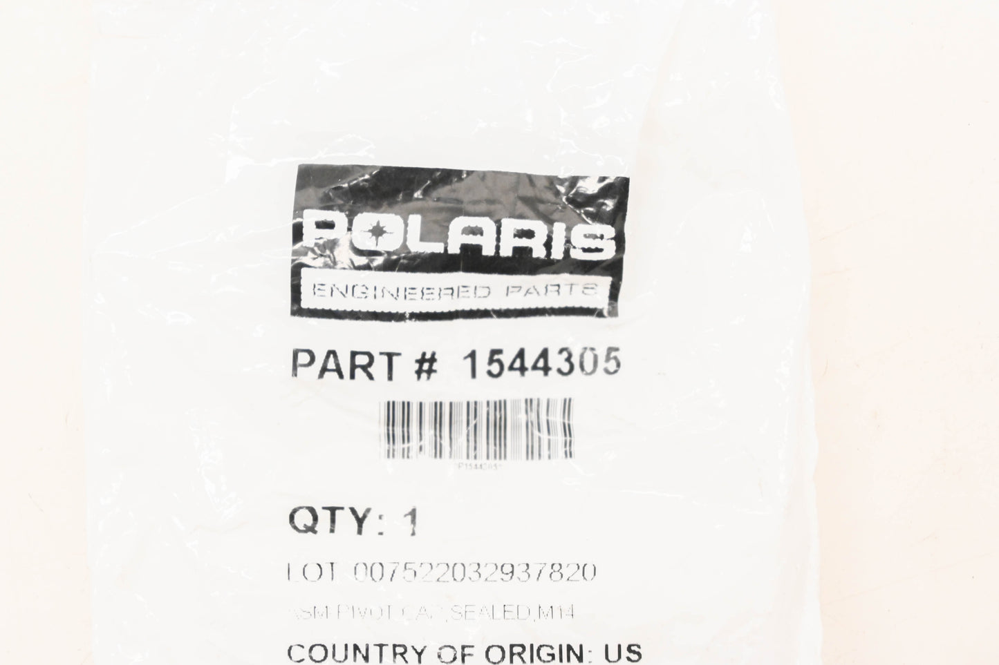 New OEM Polaris 1544305 Sealed M14 Pivot Cap NOS