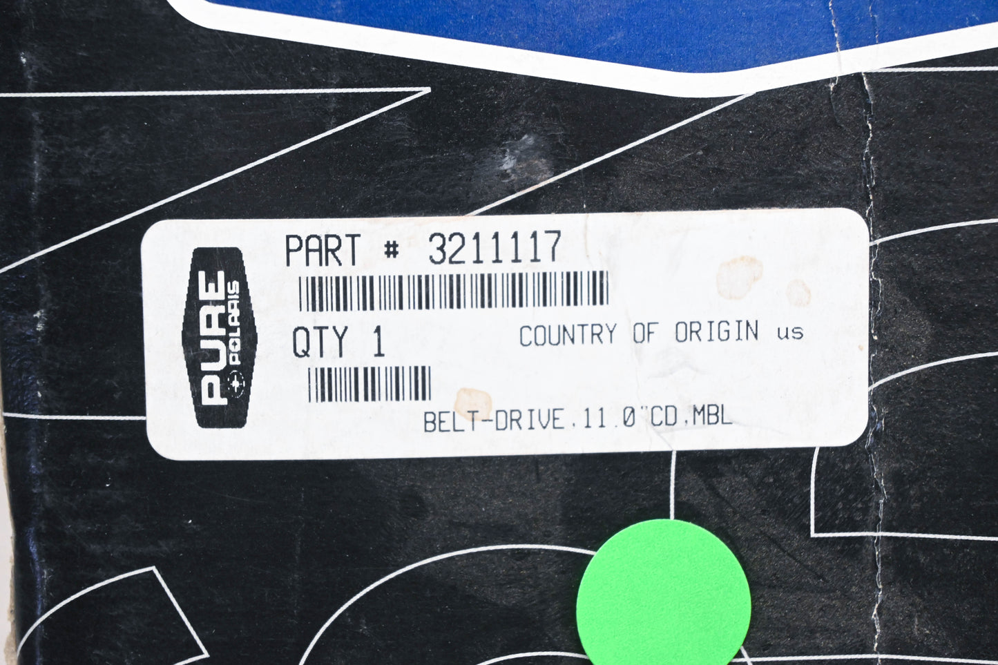 New OEM Polaris 3211117 Drive Belt NOS