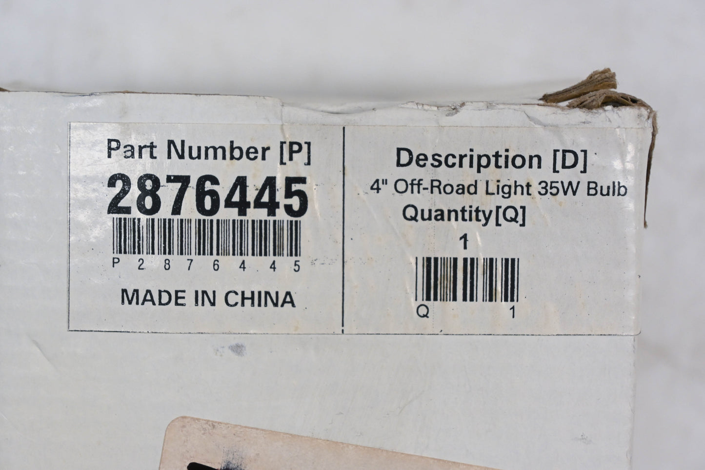 New OEM Polaris 2876445 Off-Road Light 35w 4" Bulb Assembly NOS
