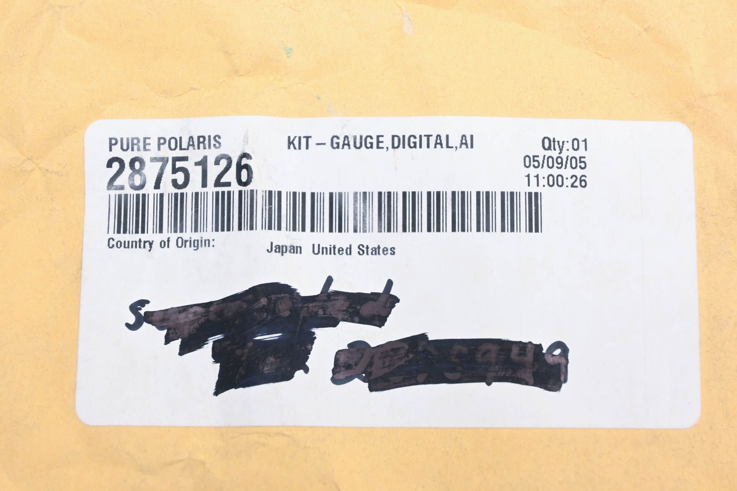 New OEM Polaris 2875126 Fusion RMK 800 Air Temperature Sensor-Gauge Kit NOS
