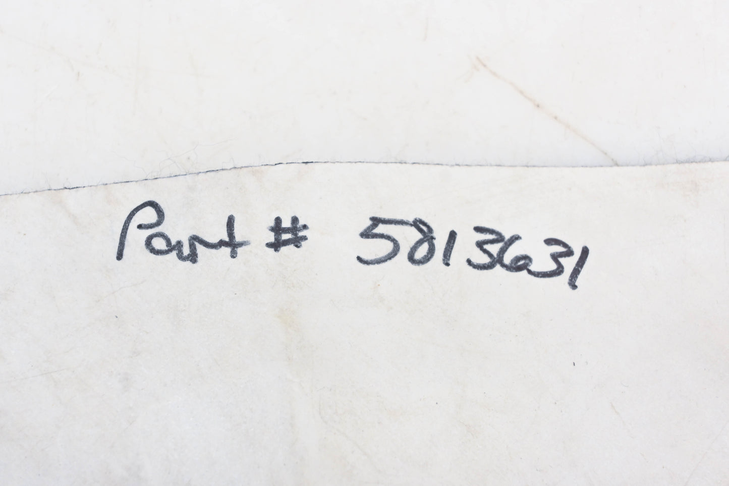 New OEM Polaris 5813631 Nose Pan Fiber Pad NOS