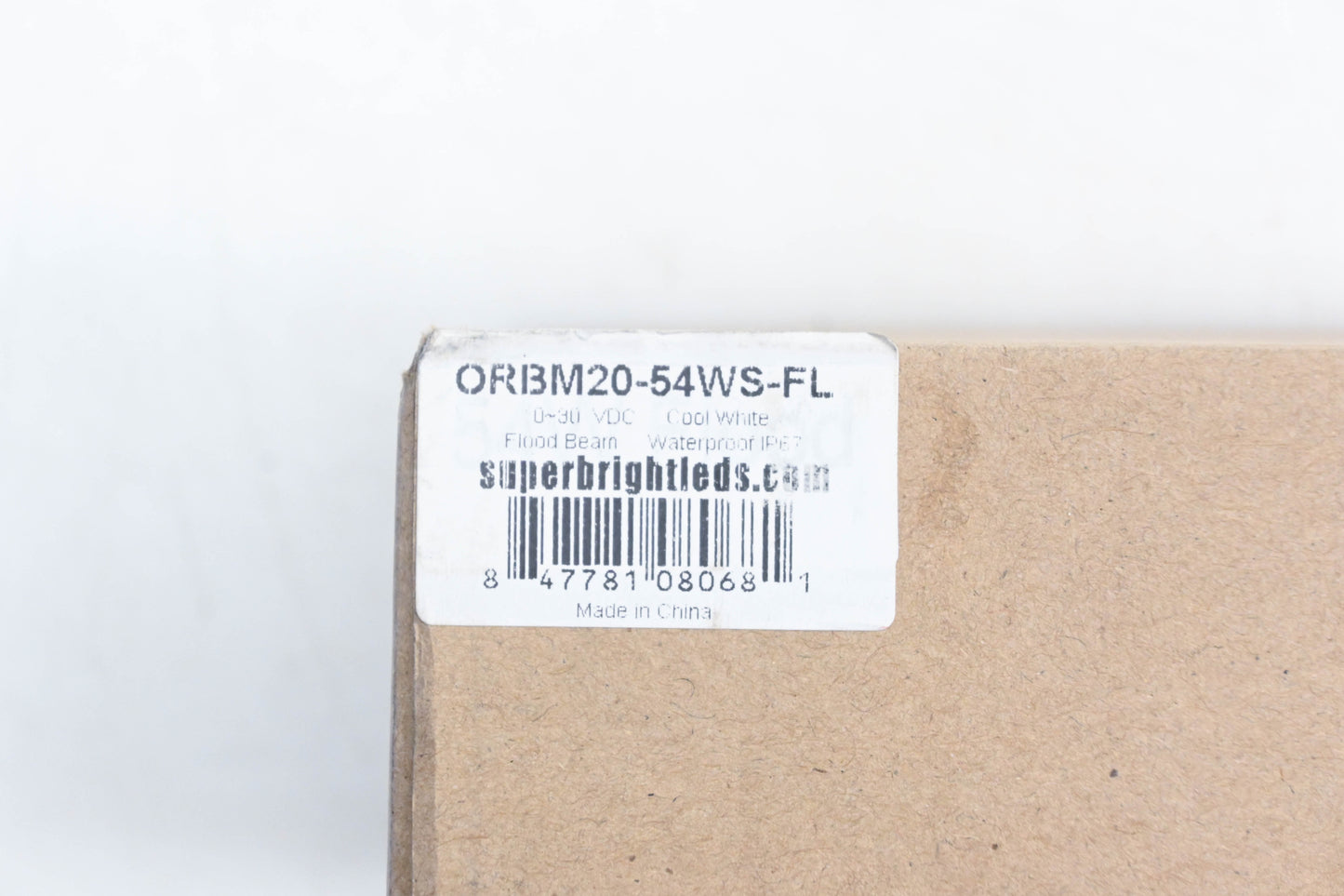 Super Brite ORBM20-54WS-FL Off-Road 20" Slim 60 Flood Beam LED Bar Kit NOS