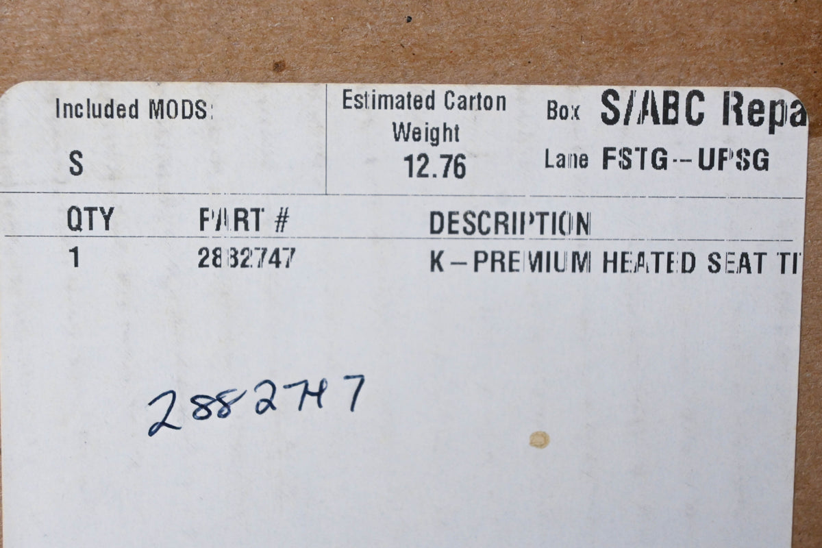 New OEM Polaris 2882747 Titan Heated Seat Kit NOS