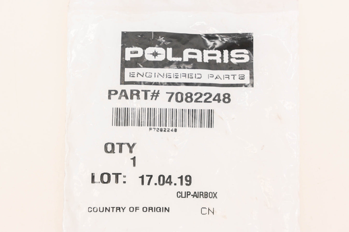 New OEM Polaris 7082248 Airbox Clip NOS