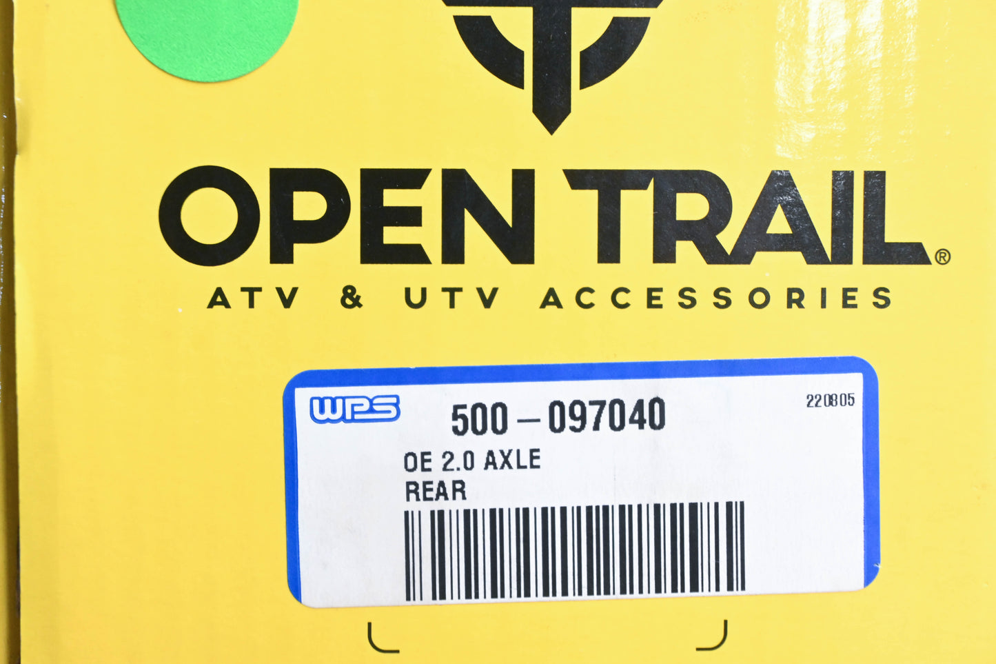 Open Trail 500-097040 Polaris RZR Rear OE 2.0 Axle Assembly