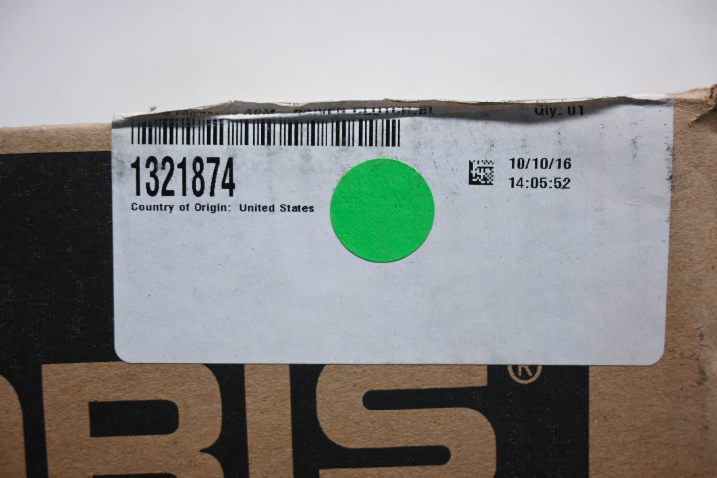 New OEM Polaris 1321874 Secondary Driven Clutch Assembly NOS