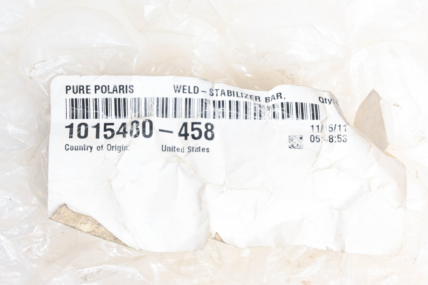 New OEM Polaris 1015480-458 Rear Suspension Sway Bar NOS