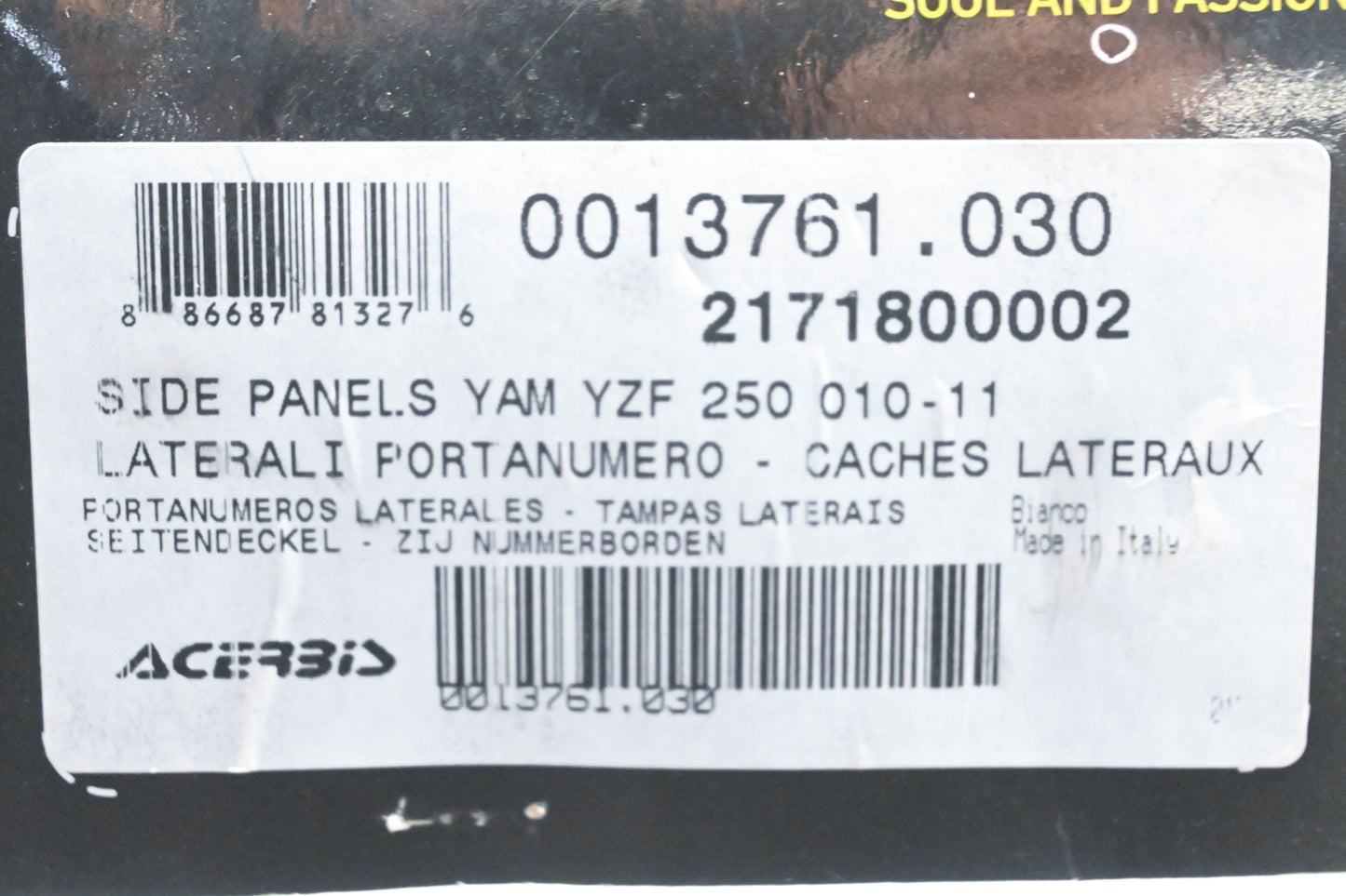 Acerbis 0013761.030, 2171800002, 21718-00002 White Side Panel Kit NOS