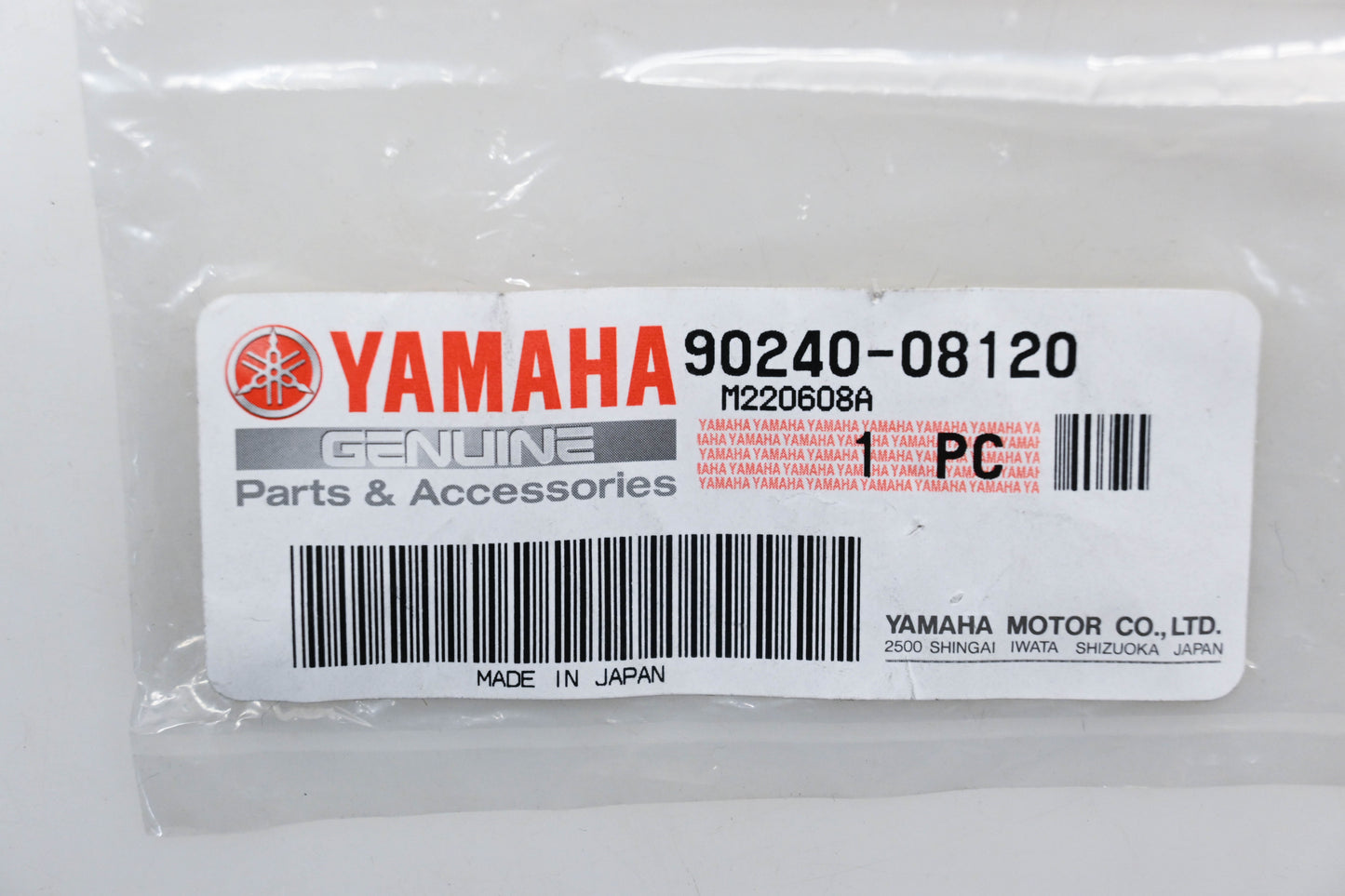 New OEM Yamaha 90240-08120-00 Rear Brake Lever Clevis Pin NOS