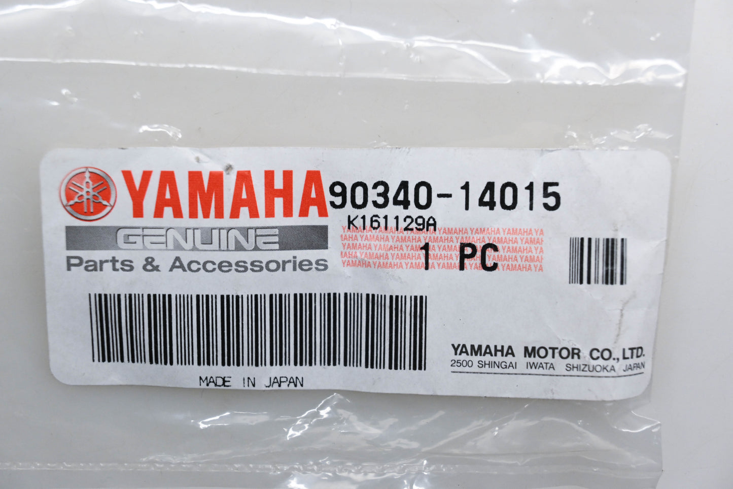New OEM Yamaha 90340-14015-00 Straight Screw Plug NOS