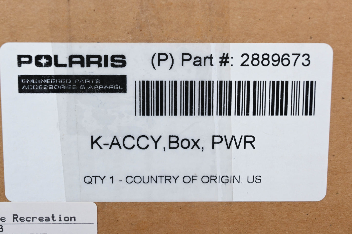 New OEM Polaris 2889673 12V Cargo Bed Power Kit NOS