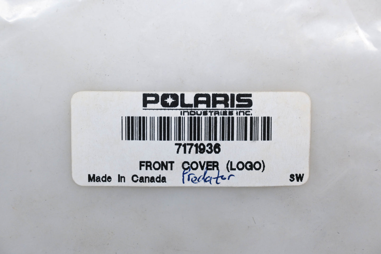 New OEM Polaris 7171936 Front Cover Logo Decal NOS