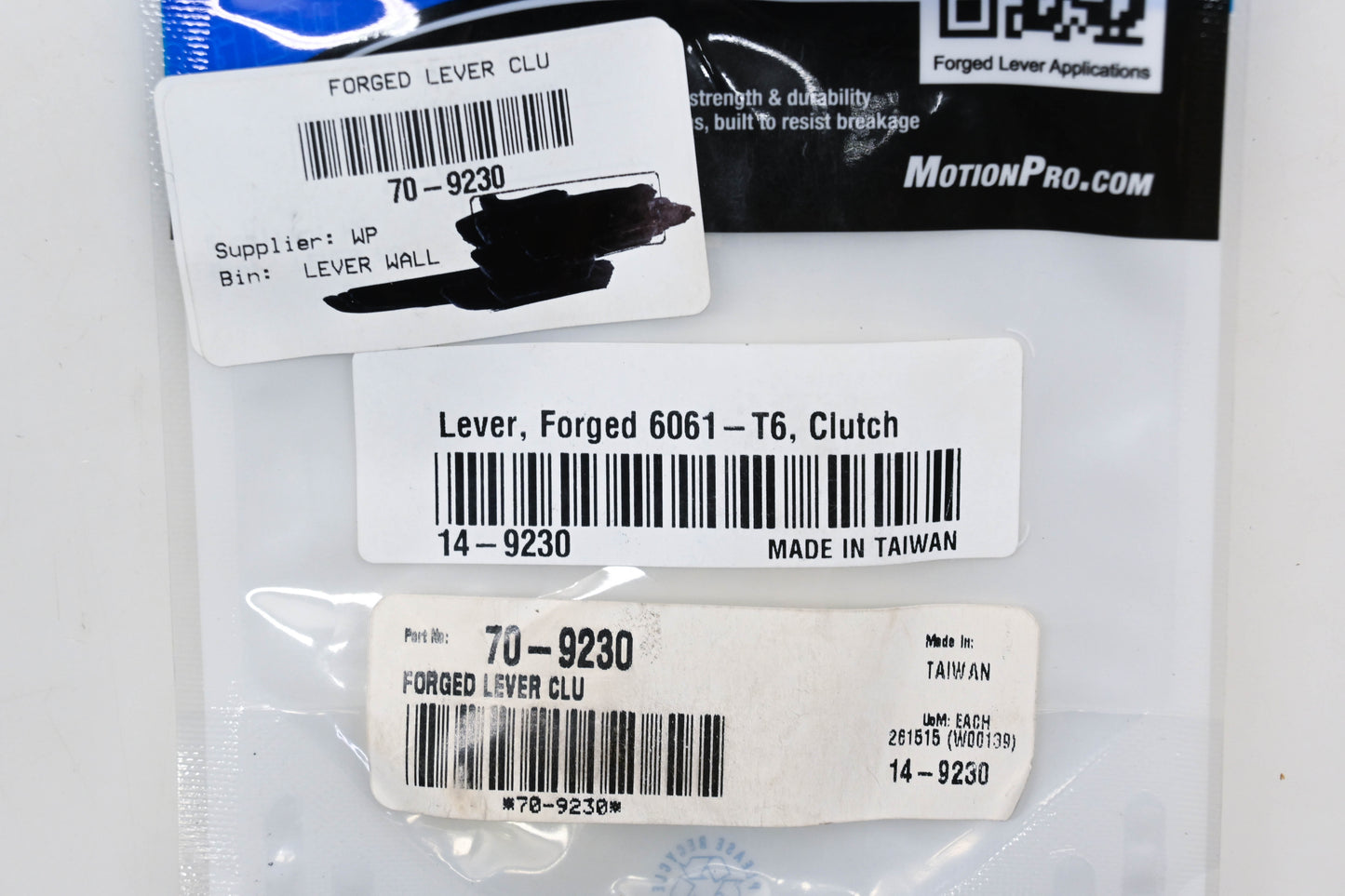 Motion Pro 14-9230, 70-9230 Forged T6 Clutch Lever NOS