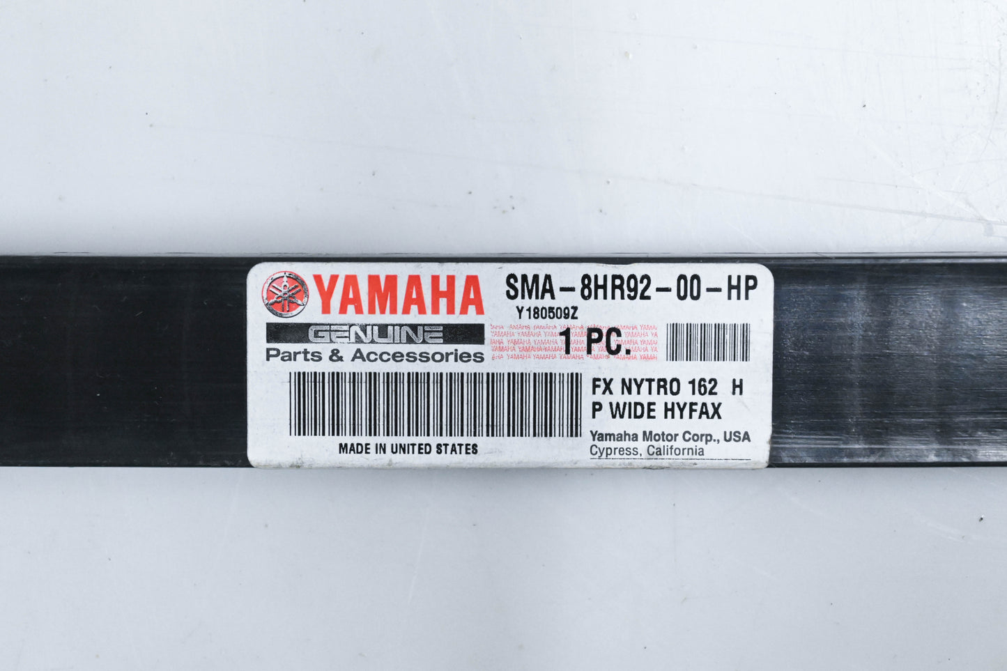 New OEM Yamaha SMA-8HR92-00-HP FX Nytro 162 HP Wide Hyfax Slide NOS