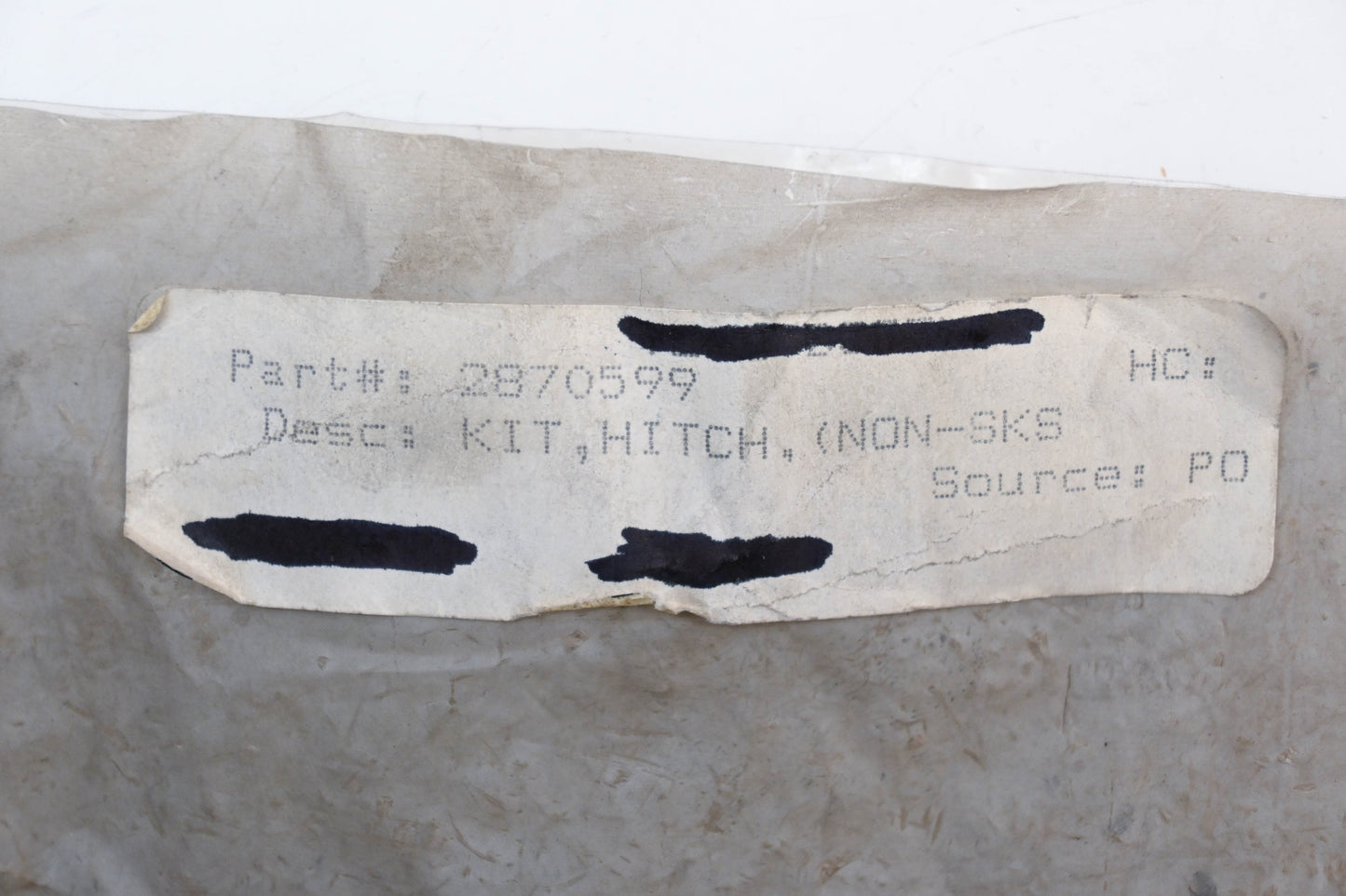New OEM Polaris 2870599 Hitch Kit NOS