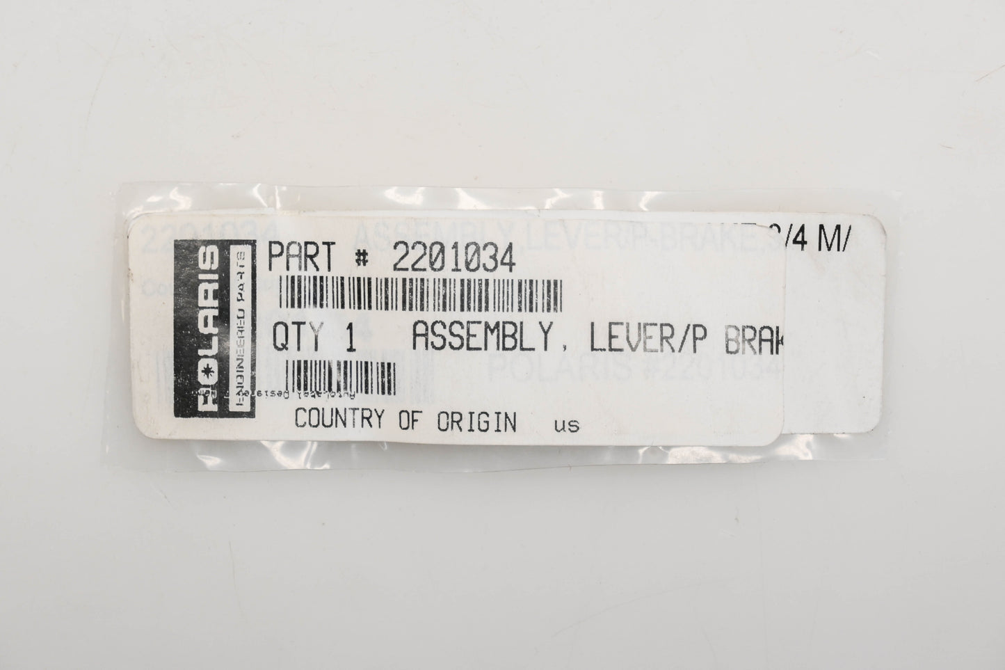 New OEM Polaris 2201034 Brake Lever Assembly NOS