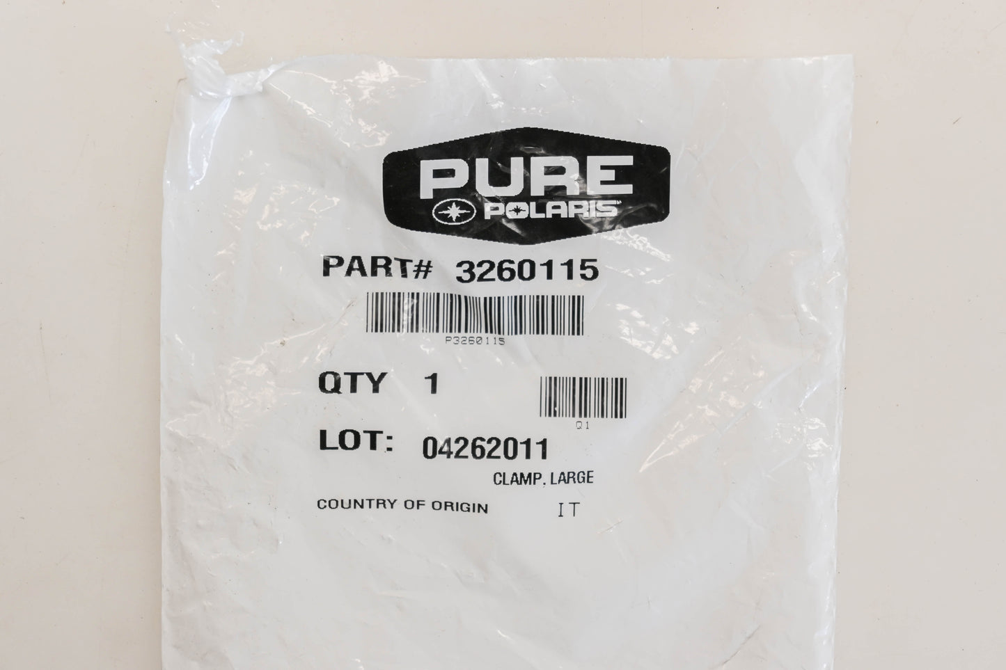 New OEM Polaris 3260115 Large Clamp NOS