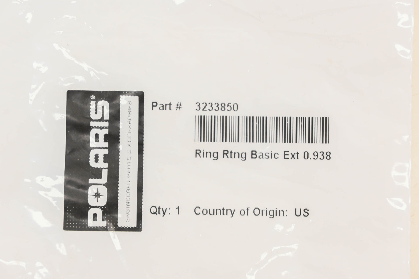 New OEM Polaris 3233850 Retaining Ring NOS
