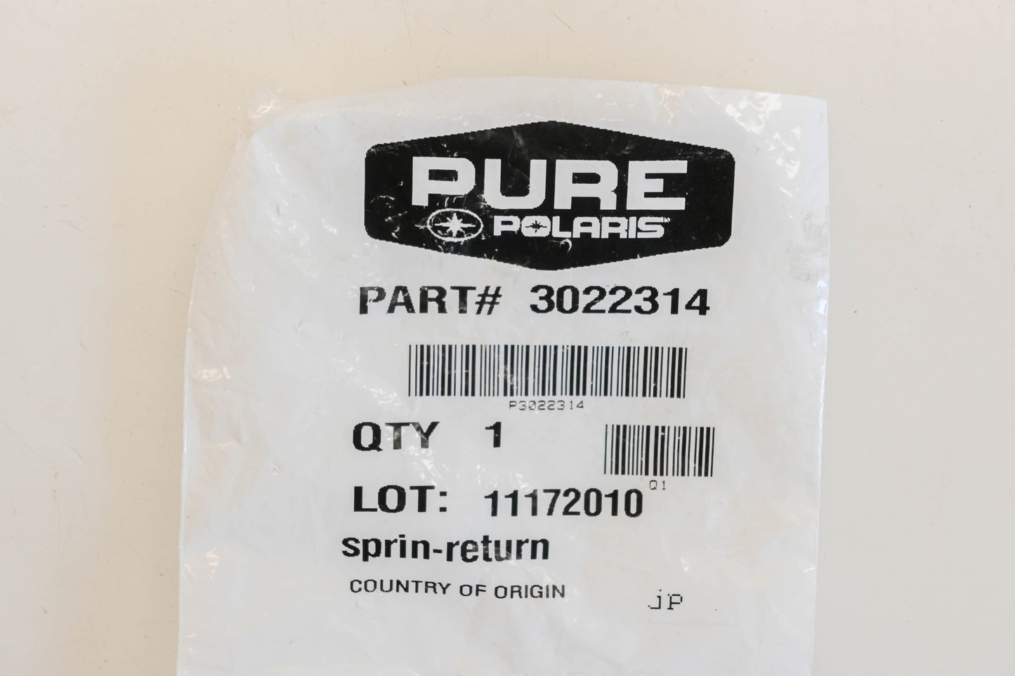 New OEM Polaris 3022314 Return Spring NOS