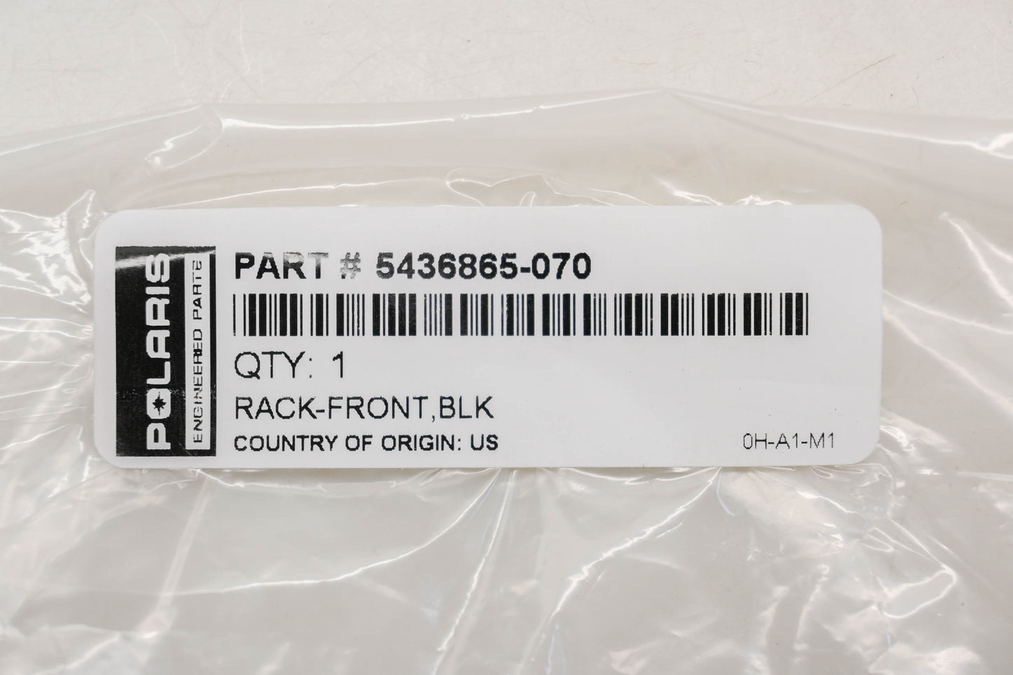 New OEM Polaris 5436865-070 Black Front Rack NOS
