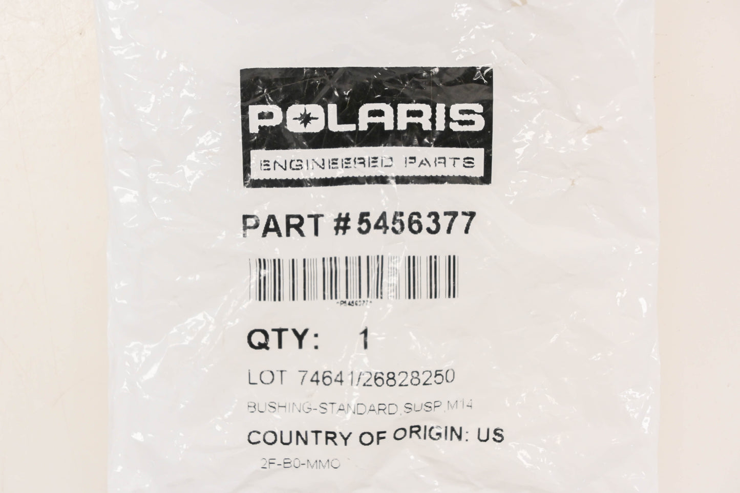 New OEM Polaris 5456377 Standard Suspension M14 Bushing NOS