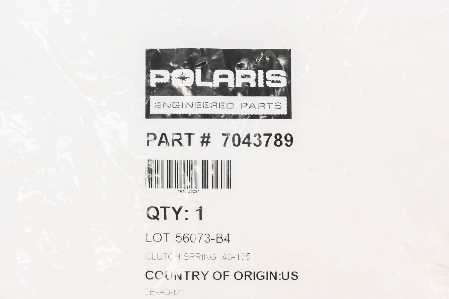 New OEM Polaris 7043789 Clutch Spring NOS