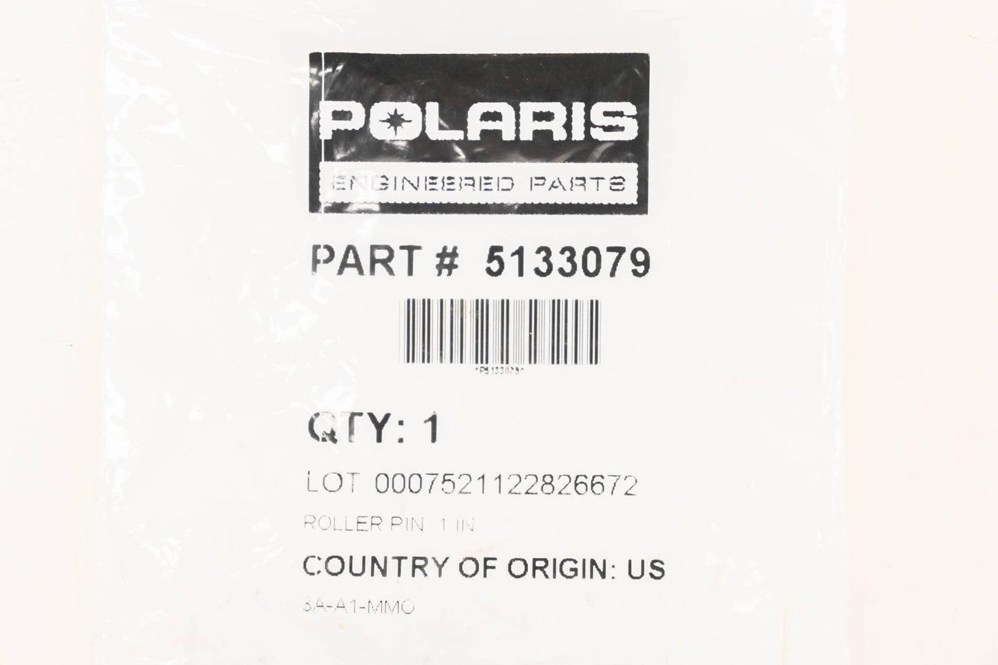 New OEM Polaris 5133079 Roller Pin NOS