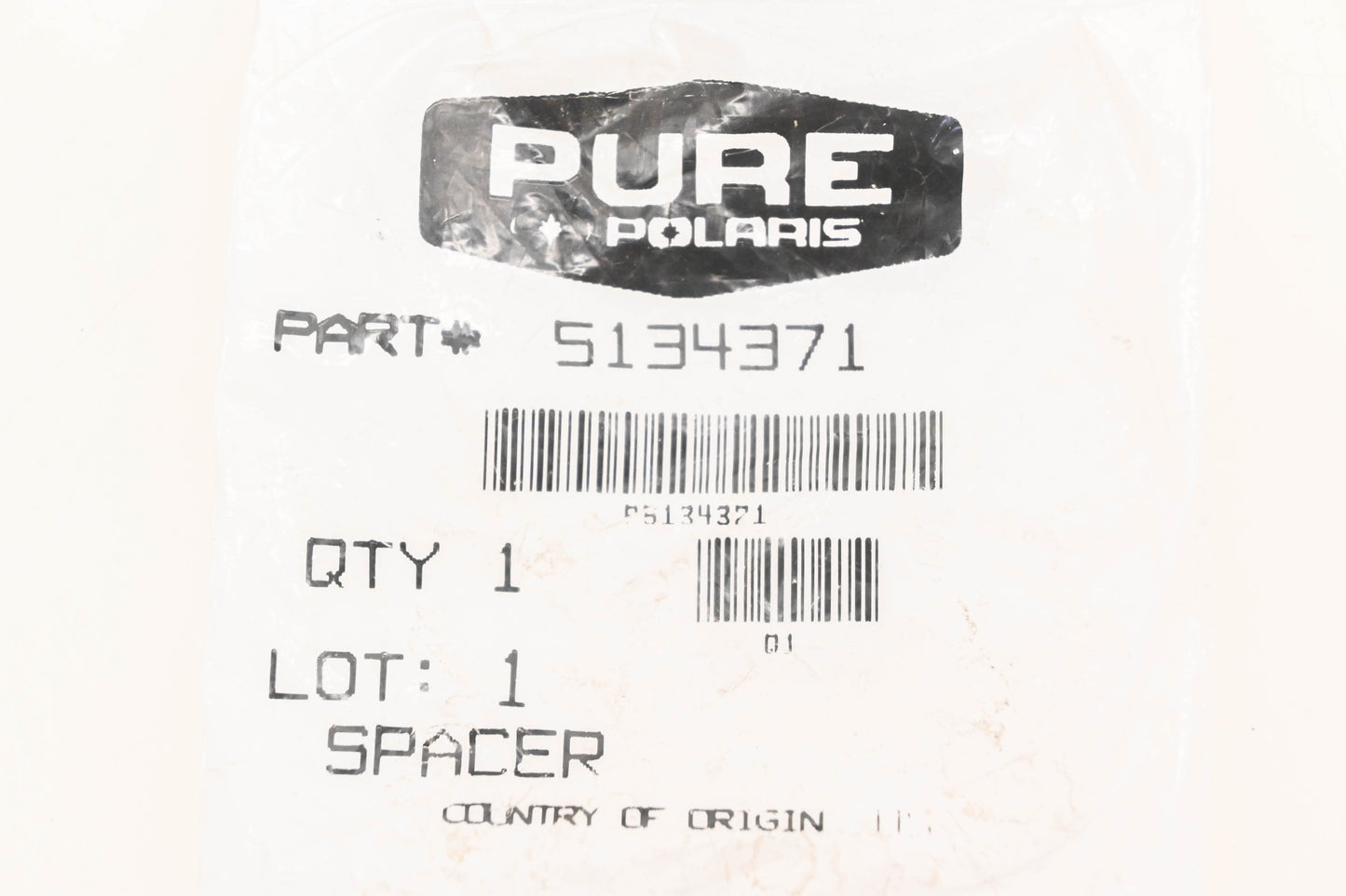 New OEM Polaris 5134371 Clutch Bolt Spacer NOS