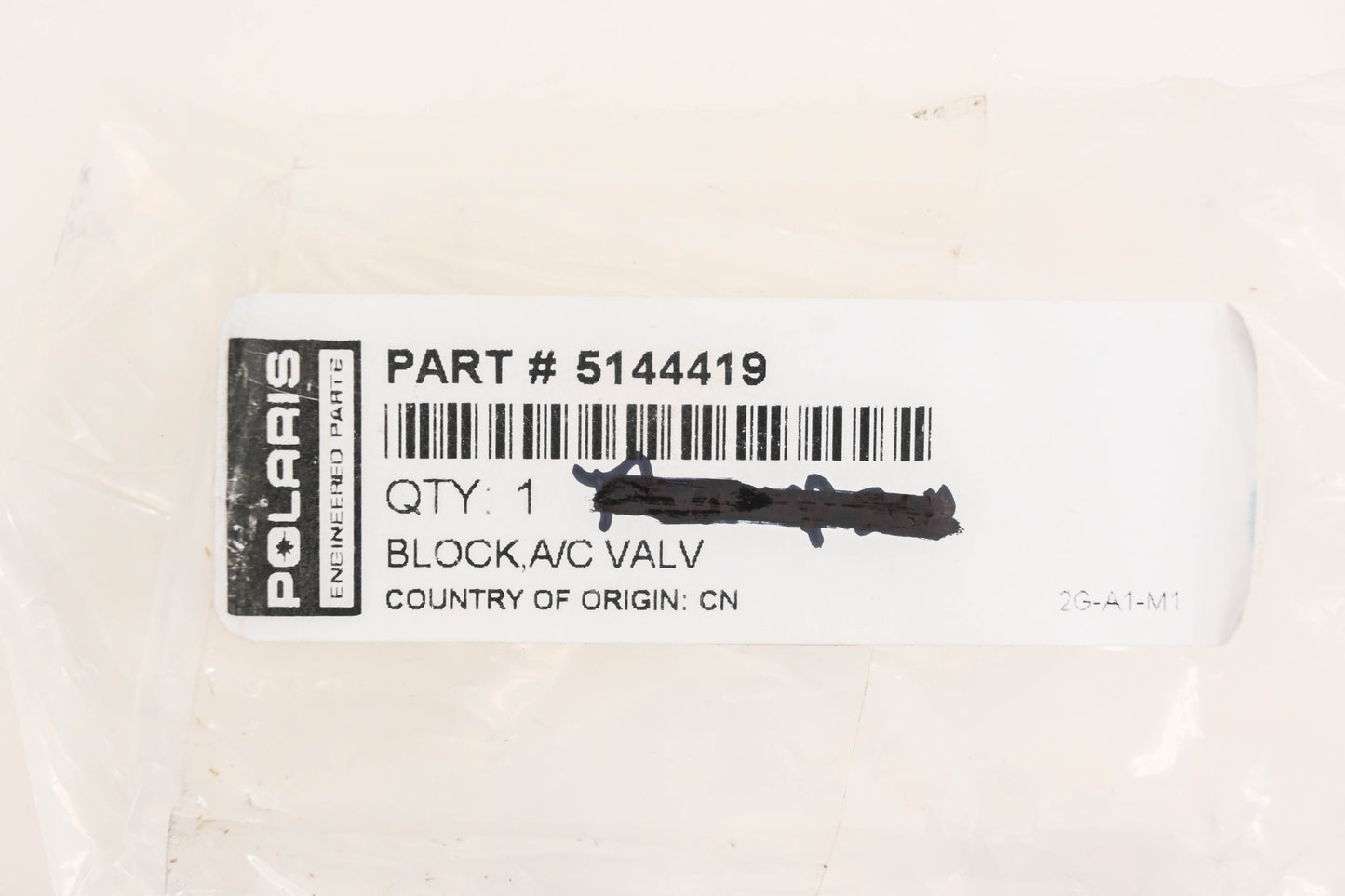 New OEM Polaris 5144419, 329-500, ZX34721 A/C Valve Block NOS