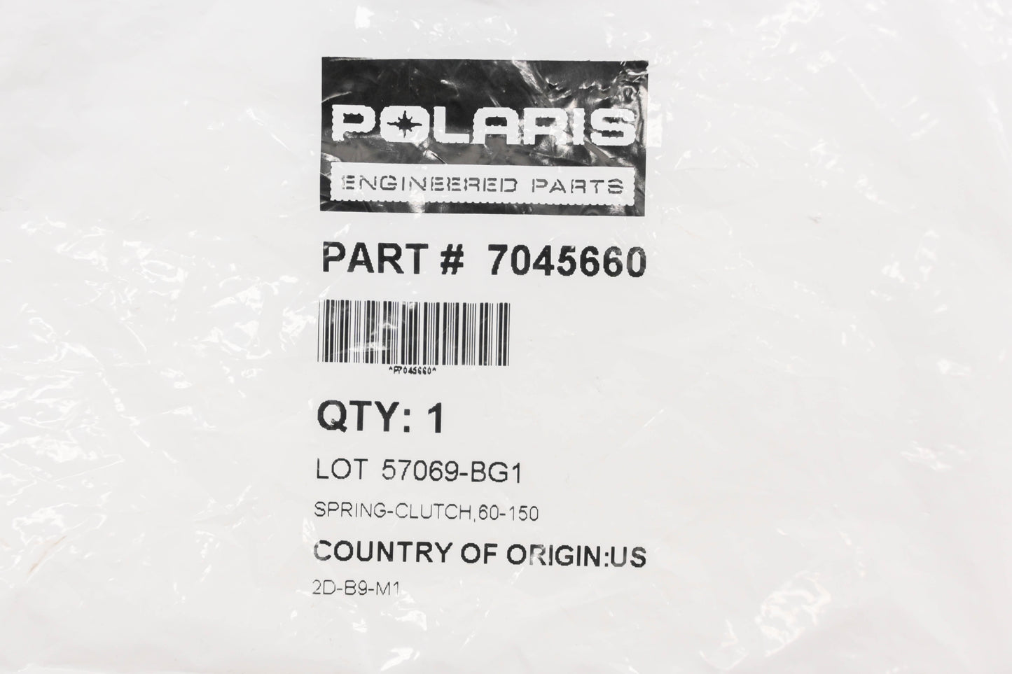 New OEM Polaris 7045660 Clutch Spring NOS