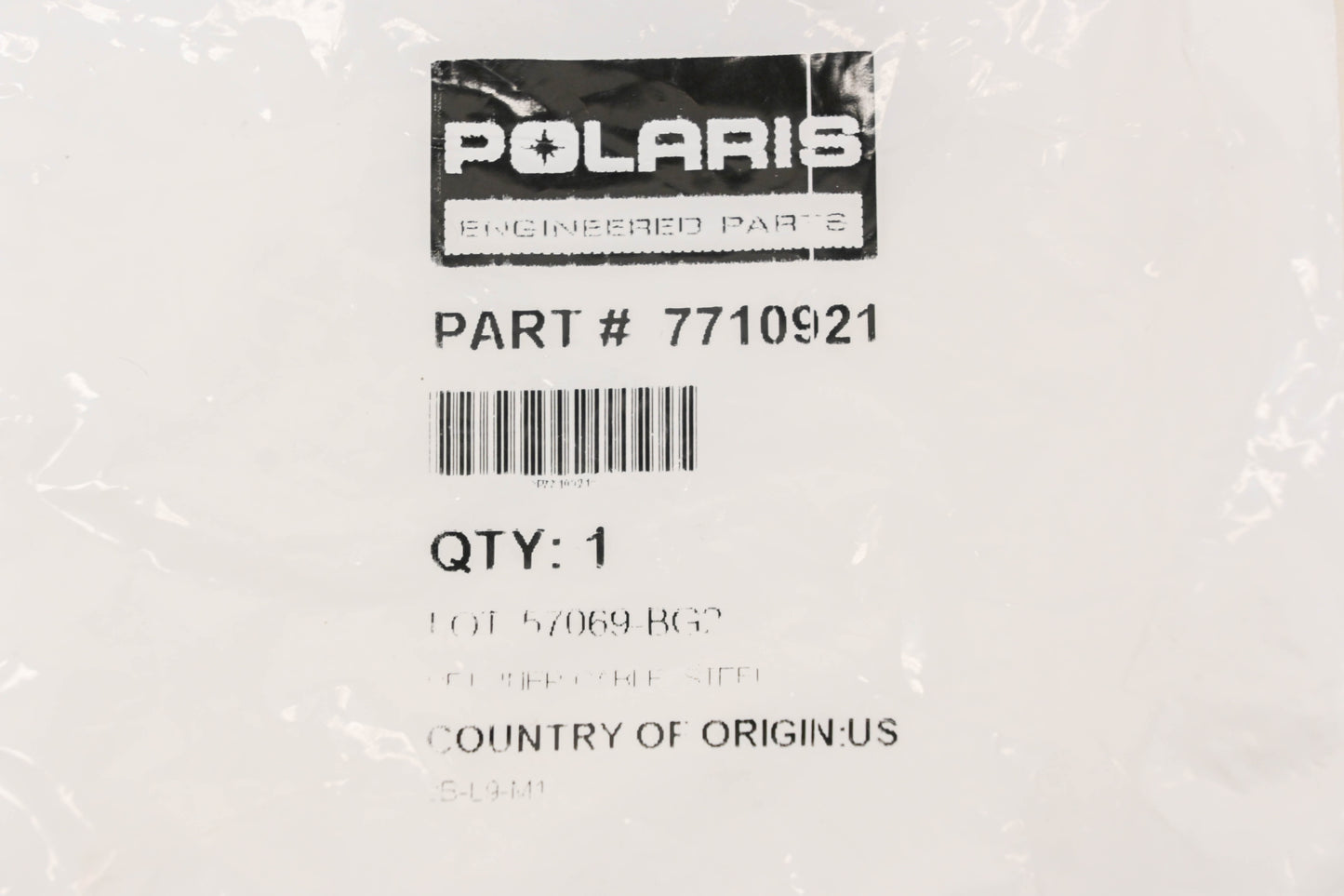 New OEM Polaris 7710921 Steel Cable Retainer NOS