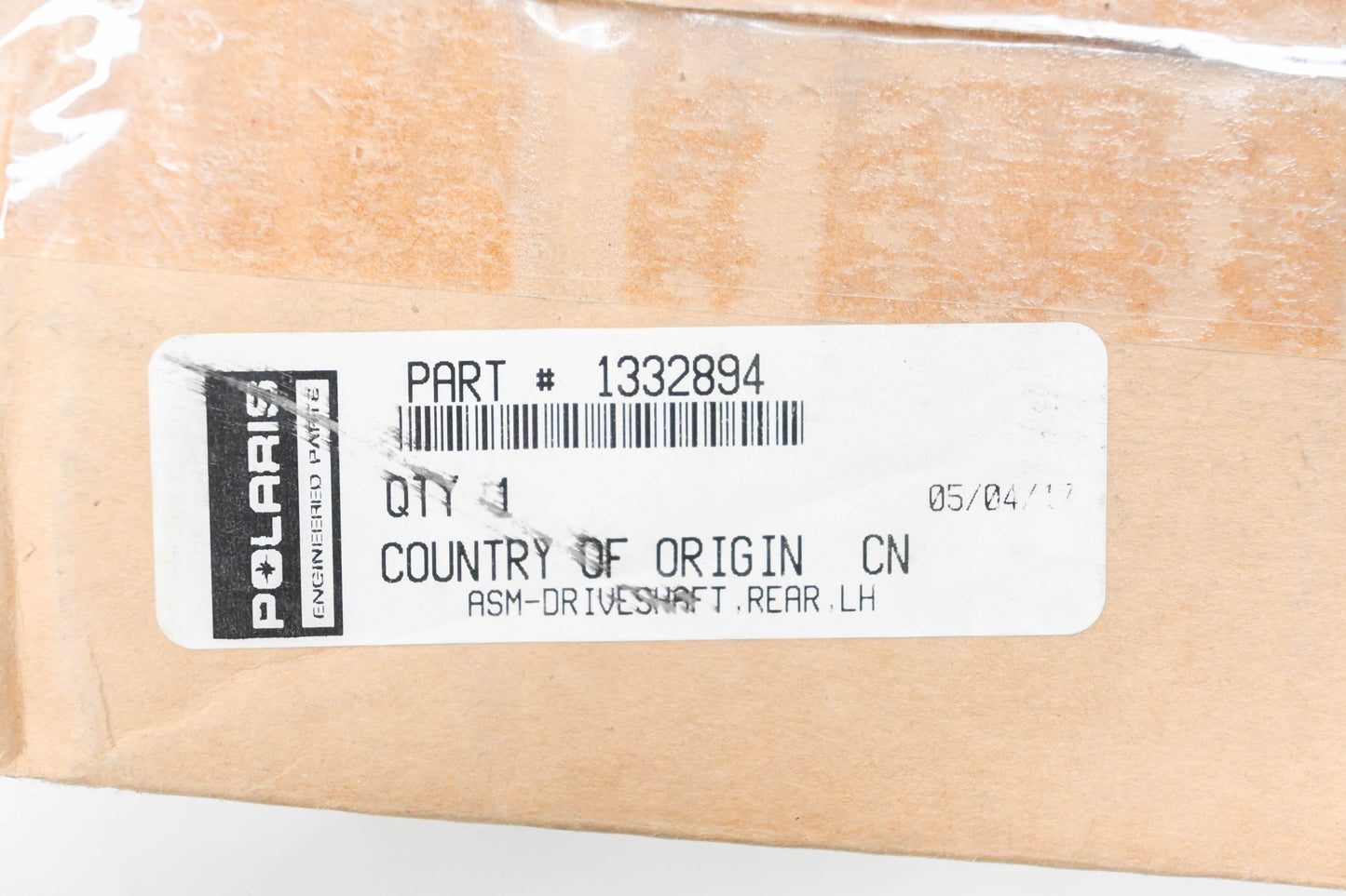 New OEM Polaris 1332894 Rear Left Driveshaft Assembly NOS