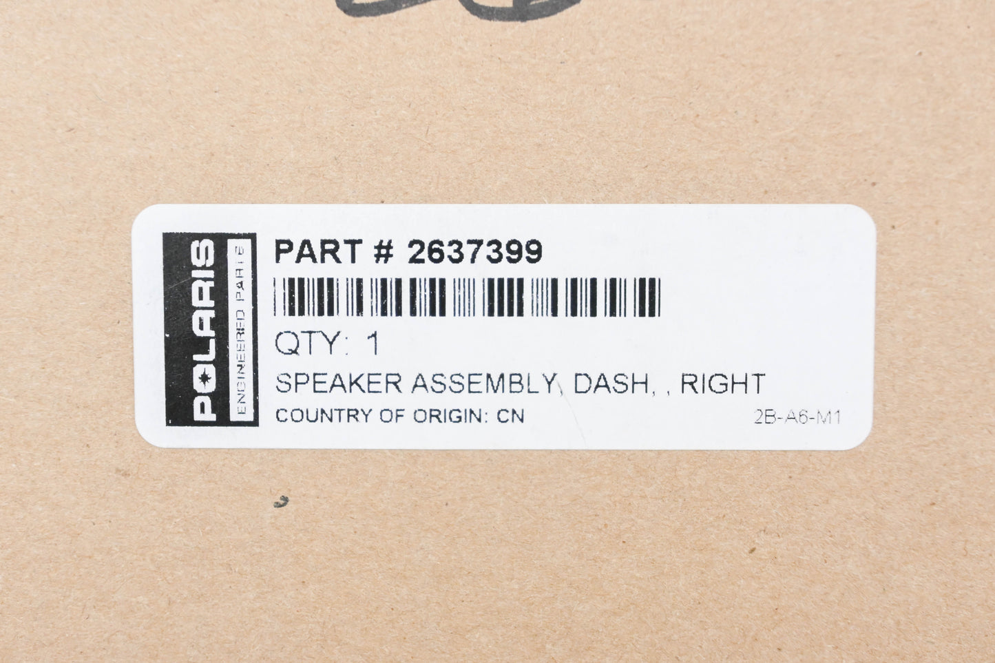 New OEM Polaris 2637399 Right Dash Speaker Assembly NOS